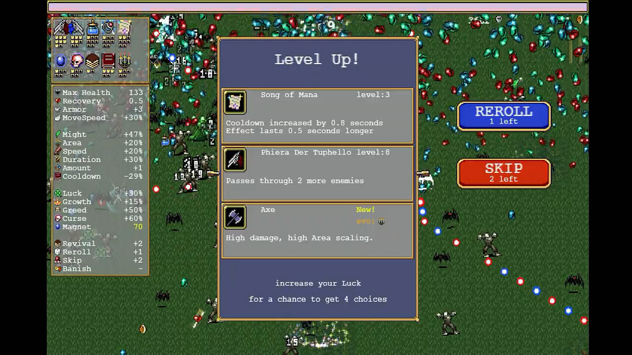 好評如潮《吸血鬼倖存者》0.3.1更新 超長介紹影片