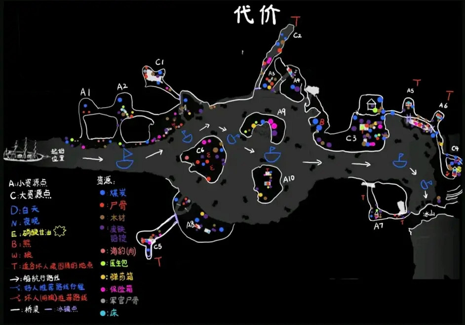 《恐懼饑荒》地圖全貌一覽 遊戲地圖有哪些？