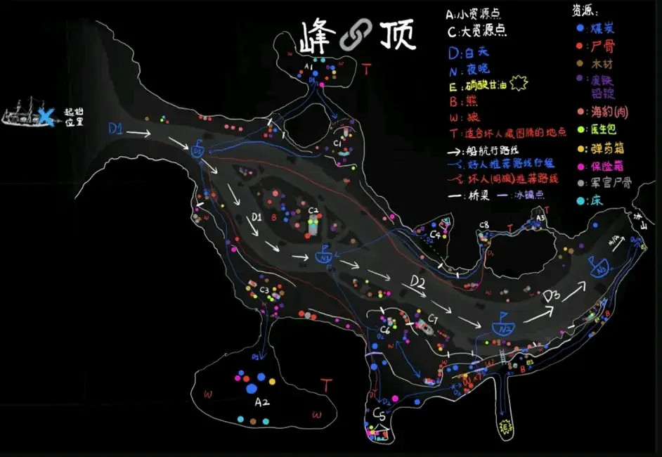 《恐懼饑荒》地圖全貌一覽 遊戲地圖有哪些？