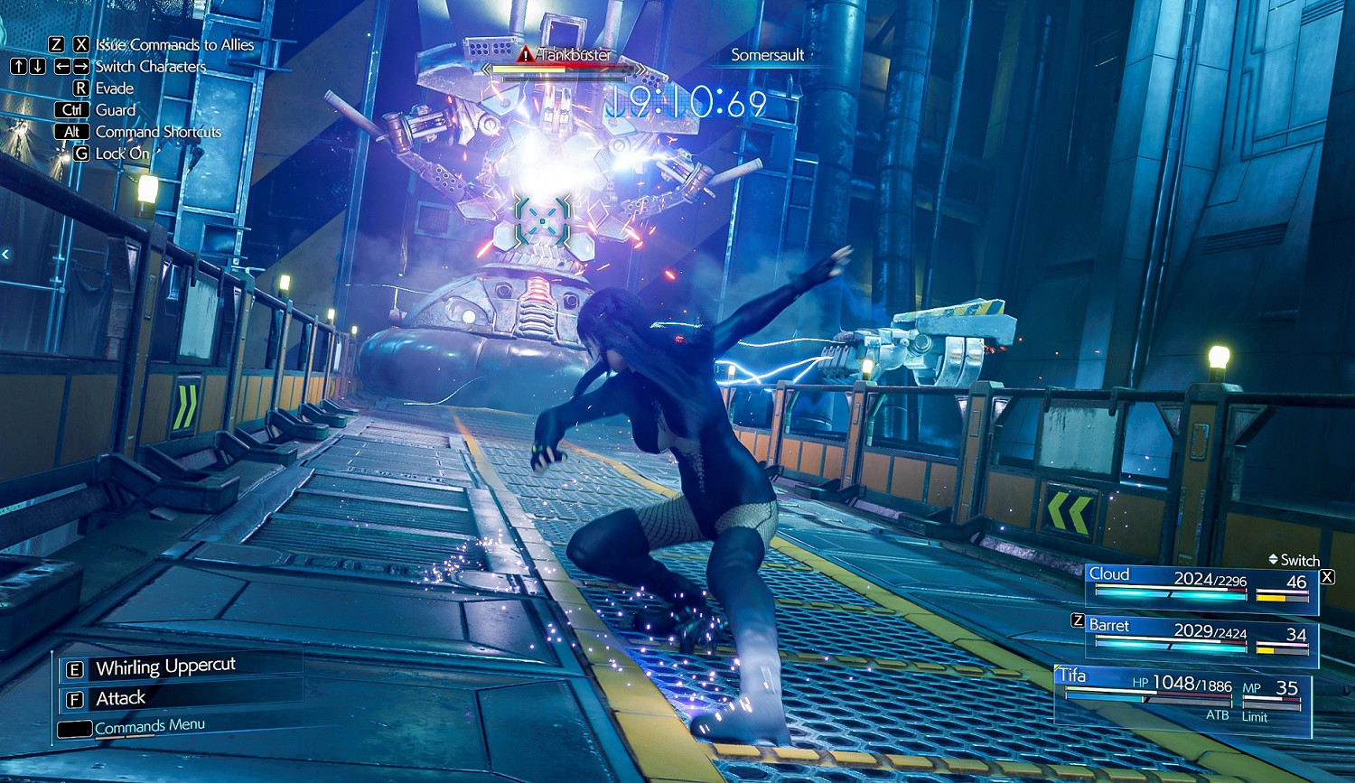 《FF7重製版》蒂法新mod：黑色緊身衣+性感漁網襪！