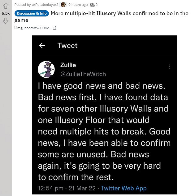 資料挖掘大佬證實《艾爾登法環》敲N次的隱藏門還有多個！