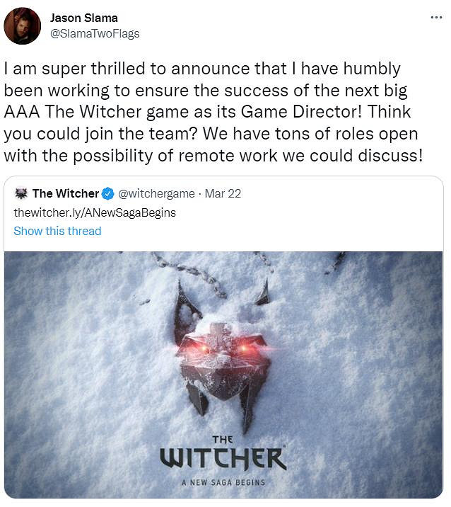 《昆特牌》總監擔任《巫師》新作總監 團隊正在招兵買馬 《昆特牌》總監擔任《巫師》新作總監 團隊正在招兵買馬