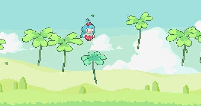 B站首頁上線超硬核平台跳躍小遊戲《風葉穿行》