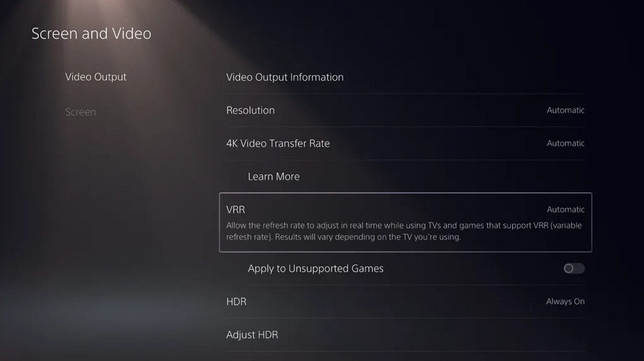 PS4/PS5韌體更新現已上線 VRR即將到來