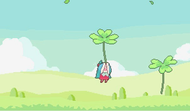 B站首頁上線超硬核平台跳躍小遊戲《風葉穿行》
