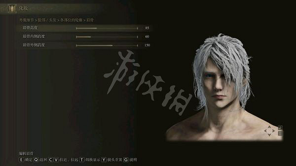 《艾爾登法環》男性角色如何捏臉？白髮男性捏臉資料分享