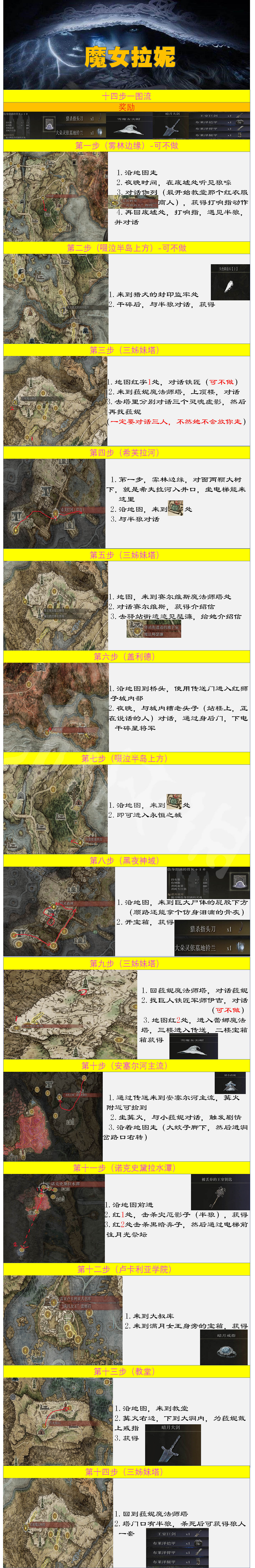 《艾爾登法環》菈妮支線怎麽做?菈妮支線一圖流攻略分享 《艾爾登法環》菈妮支線怎麽做?菈妮支線一圖流攻略分享