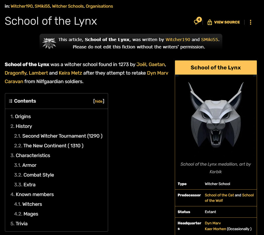 竟出自同人小說！《巫師》官方確認預告徽章為猞猁！