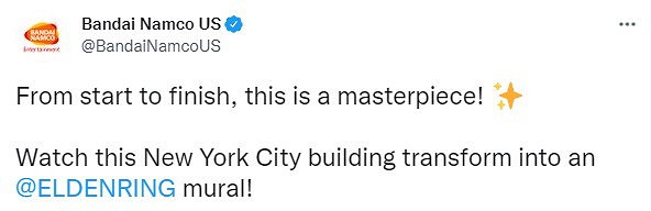 《艾爾登法環》紐約巨幅宣傳畫繪製影片 葛孚雷霸氣 《艾爾登法環》紐約巨幅宣傳畫繪製影片 葛孚雷霸氣