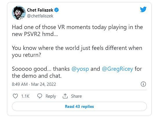 索尼在本周GDC上向開發者提供PS VR2 Demo