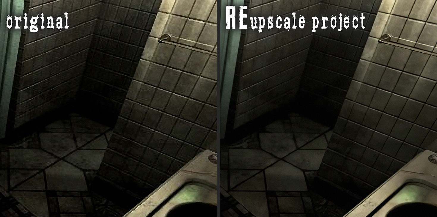 《惡靈古堡HD重製版》畫質增強MOD 基於AI算法製作