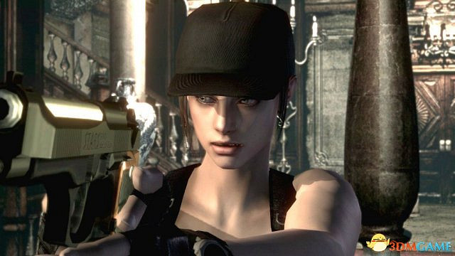 惡靈古堡HD重製版 吉爾背心迷彩褲去眼鏡版服裝MOD