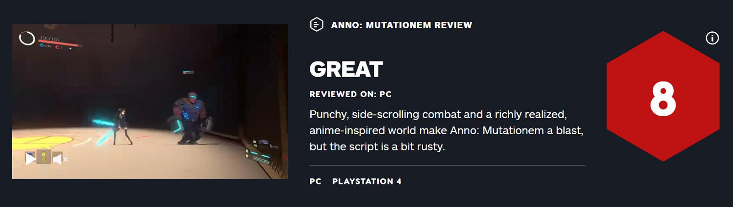 《紀元變異》喜提IGN 8分好評:值得推薦的動作遊戲! 《紀元變異》喜提IGN 8分好評:值得推薦的動作遊戲!