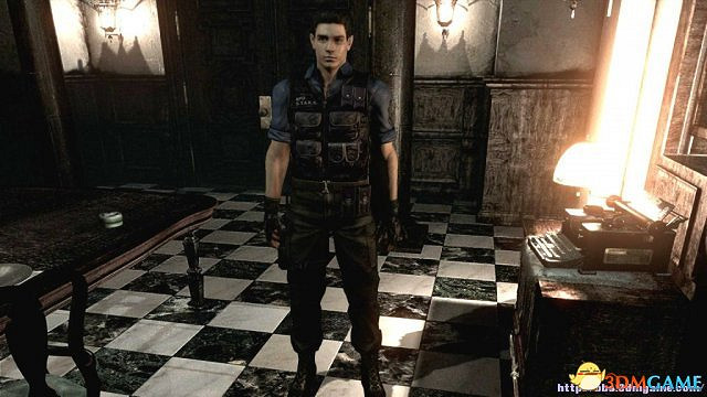 惡靈古堡HD重製版 克裡斯換威斯克警服裝MOD