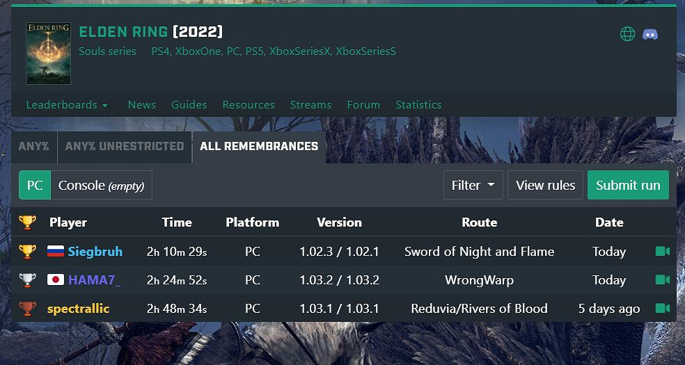 眾神之戰打響!《艾爾登法環》已確立三套速通規則! 眾神之戰打響!《艾爾登法環》已確立三套速通規則!