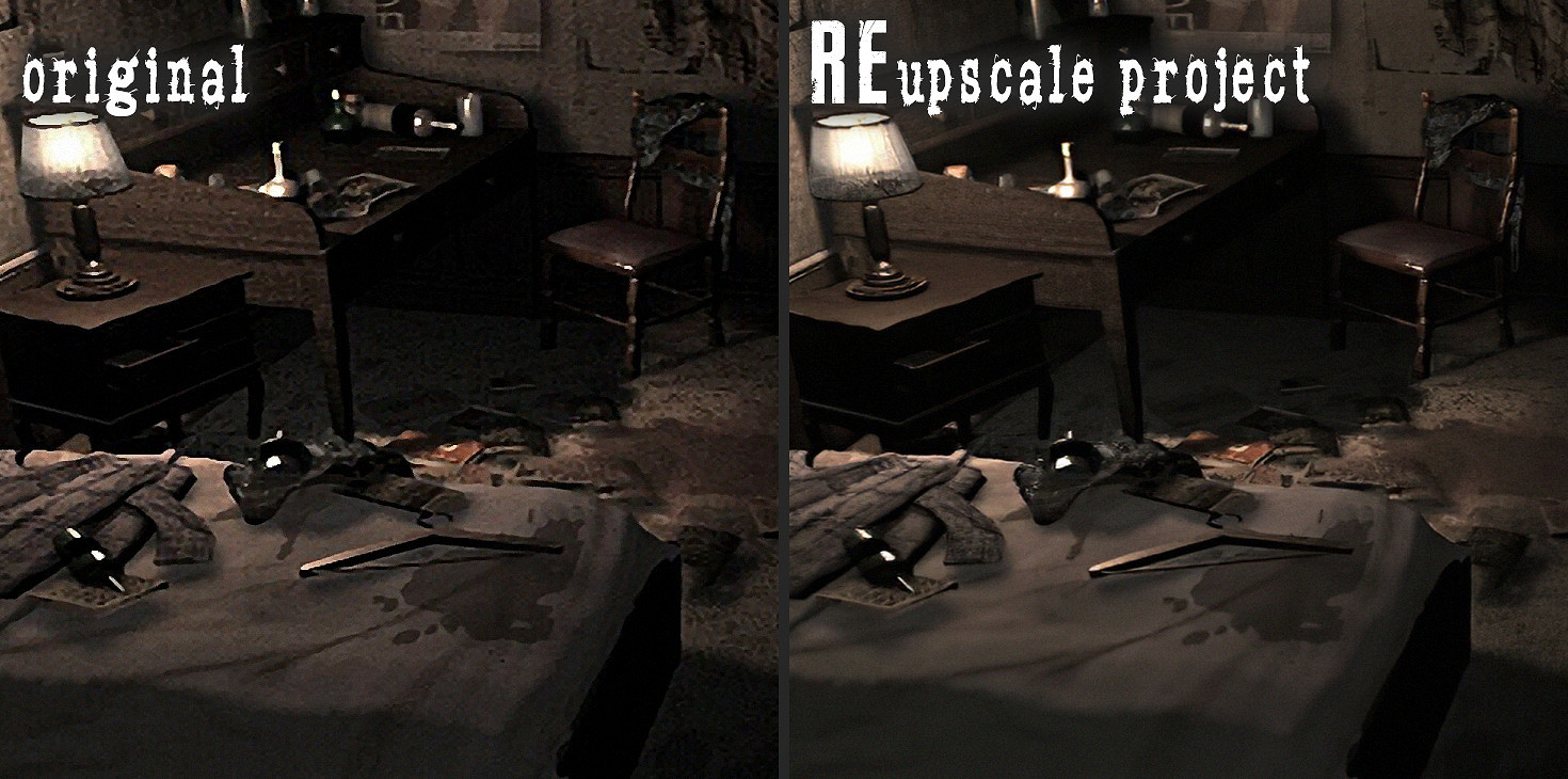 《惡靈古堡HD重製版》畫質增強MOD 基於AI算法製作