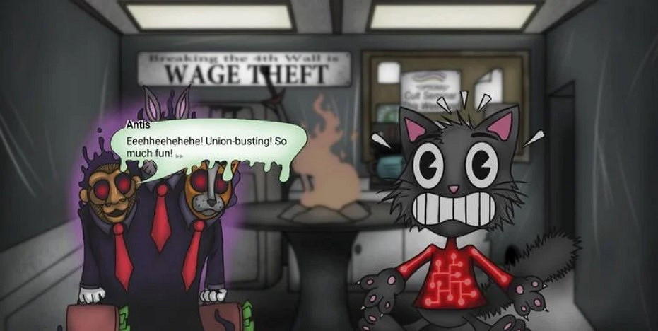 動視暴雪員工做小遊戲嘲諷CEO是個惡魔!工會仍在抗議 動視暴雪員工做小遊戲嘲諷CEO是個惡魔!工會仍在抗議