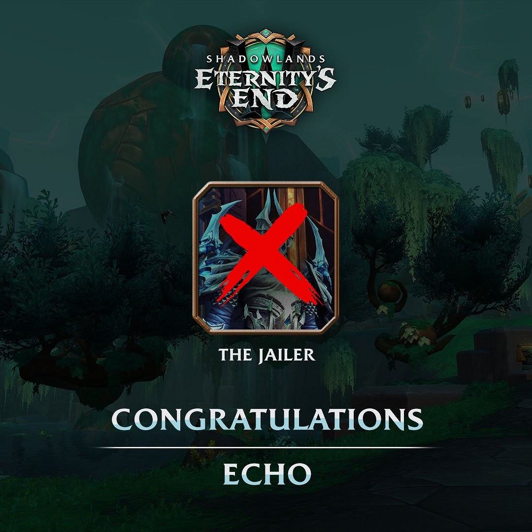 再獲殊榮！Echo拿下《WOW》史詩難度典獄長世界首殺