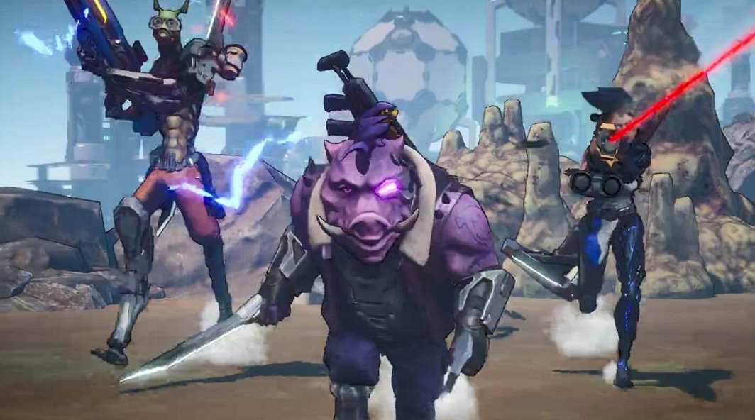 邊緣禁地畫風搭配高清孤膽槍手《太空朋克》公測預告