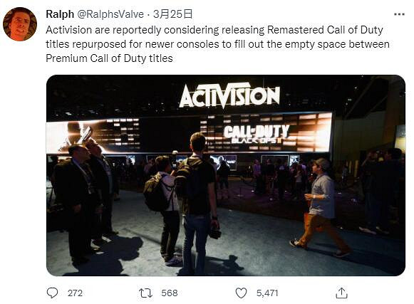 君炒冷飯本當上手 動視擬將《決勝時刻》系列批量重製 君炒冷飯本當上手 動視擬將《決勝時刻》系列批量重製