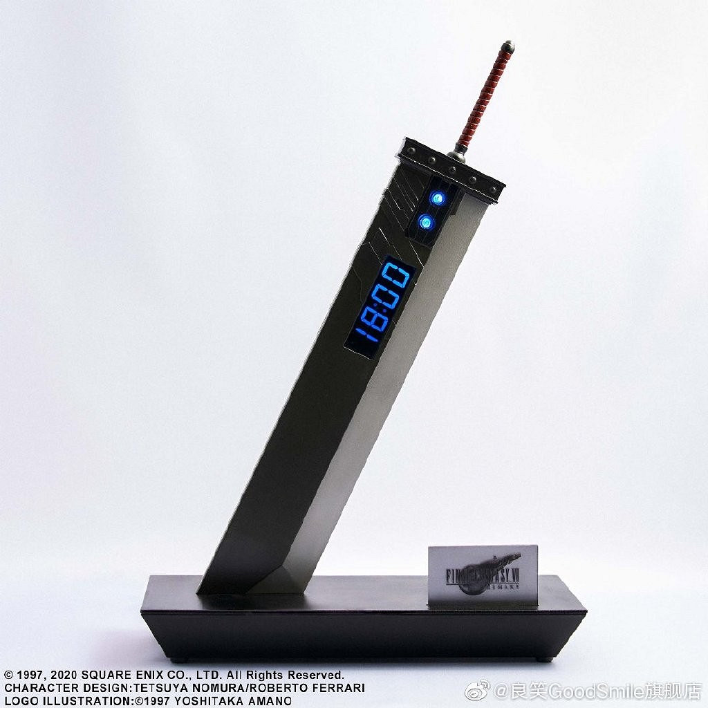 SE官方《太空戰士7:重製版》破壞劍鬧鐘 售價約新台幣5391元 SE官方《太空戰士7:重製版》破壞劍鬧鐘 售價約新台幣5391元