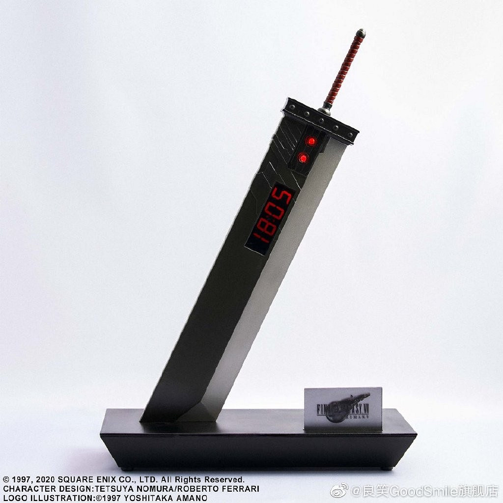 SE官方《太空戰士7:重製版》破壞劍鬧鐘 售價約新台幣5391元 SE官方《太空戰士7:重製版》破壞劍鬧鐘 售價約新台幣5391元