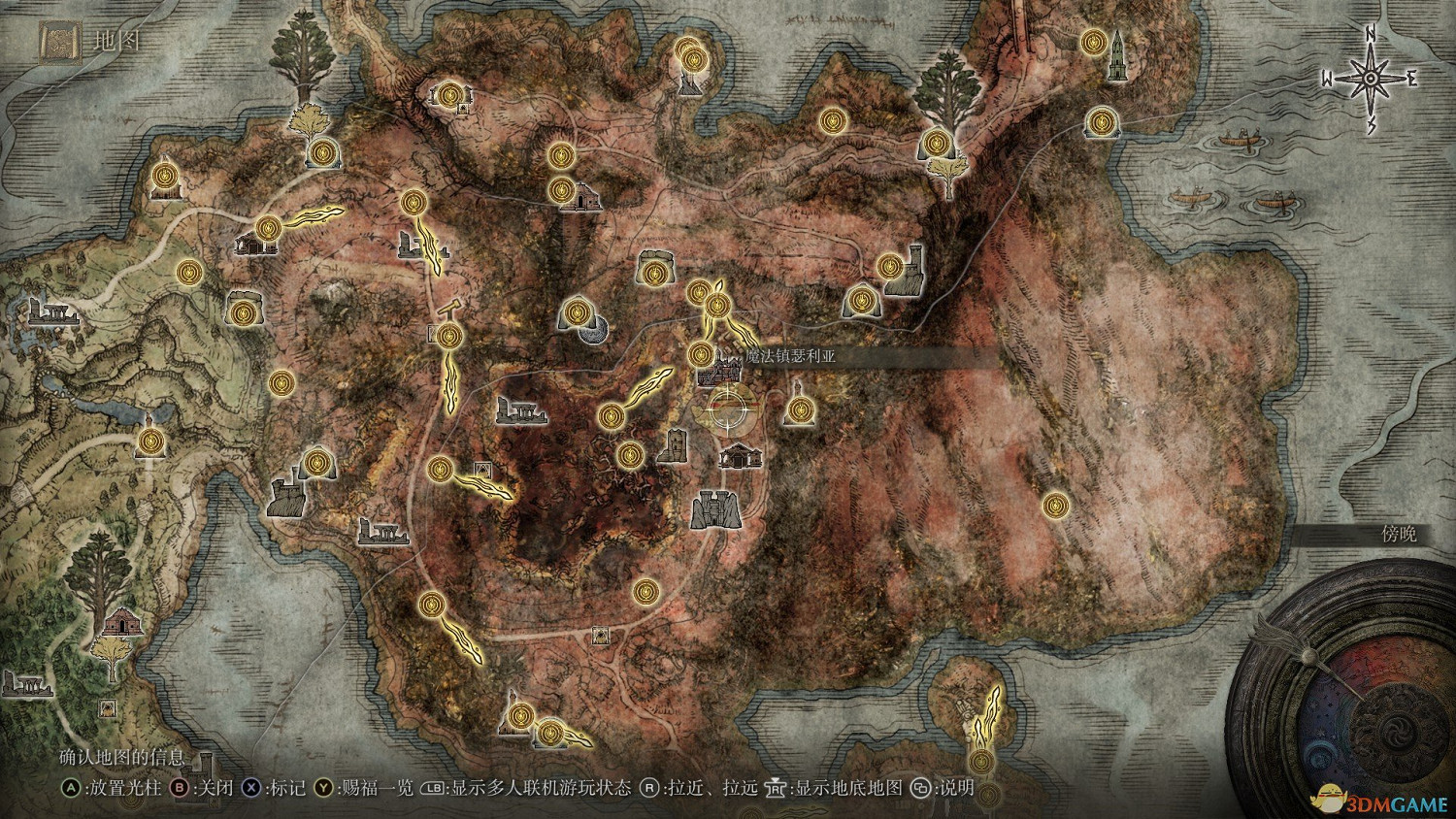 《艾爾登法環》蓋利德全賜福位置介紹