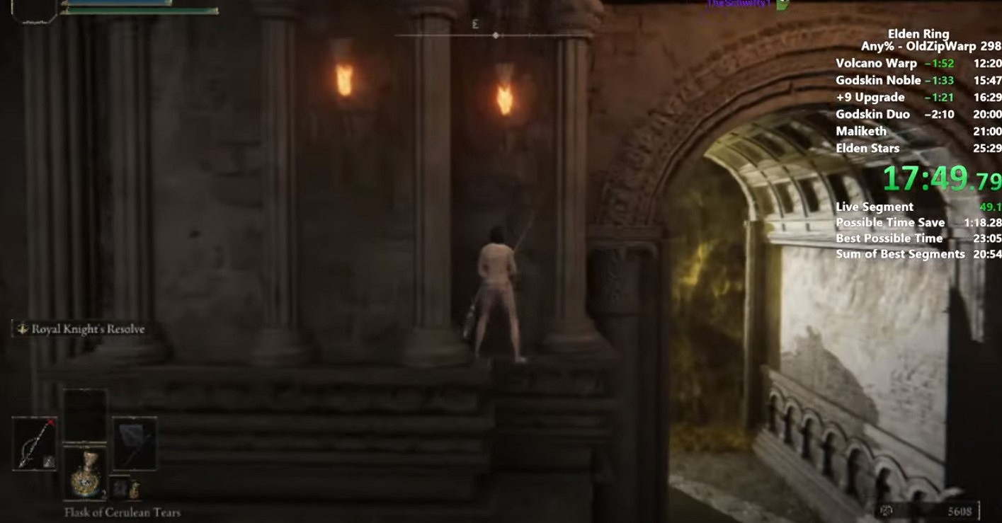 《艾爾登法環》速通紀錄再被刷新!用飛雷神Bug還能更快! 《艾爾登法環》速通紀錄再被刷新!用飛雷神Bug還能更快!