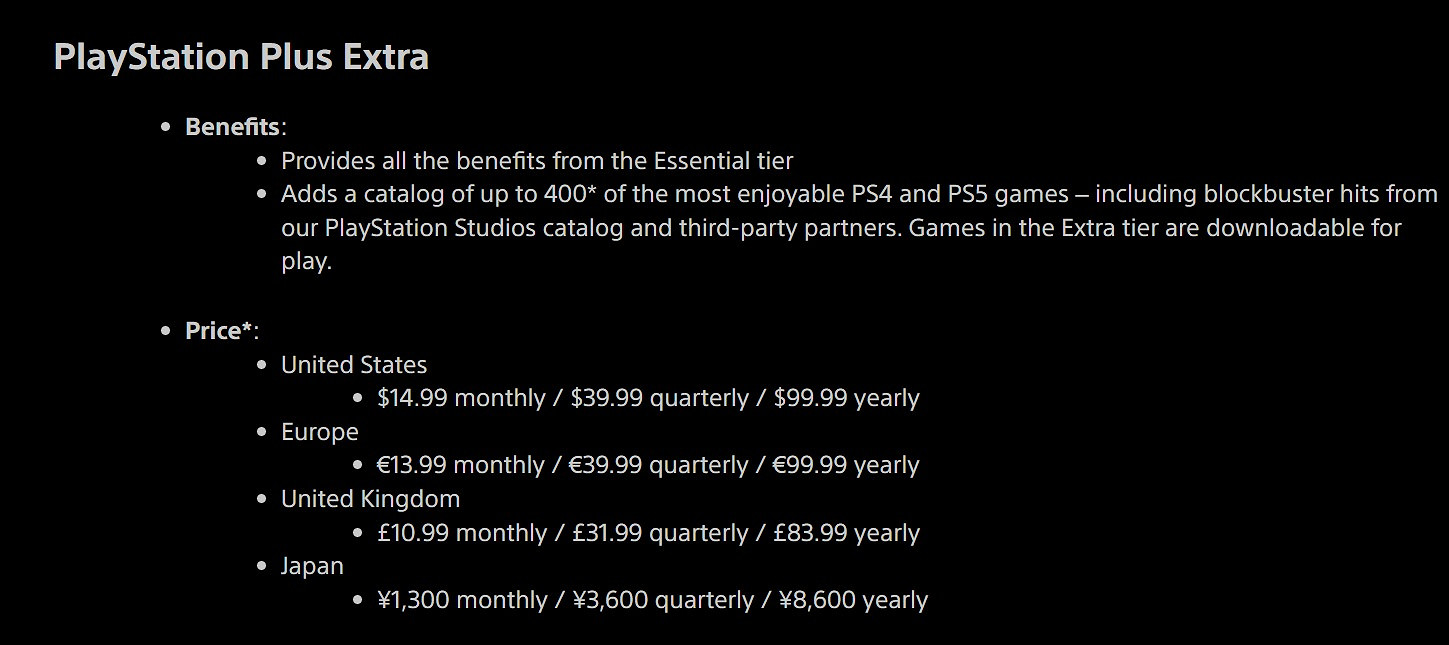 索尼PS Plus全新訂閱服務官宣!分三個檔次、6月上線 索尼PS Plus全新訂閱服務官宣!分三個檔次、6月上線