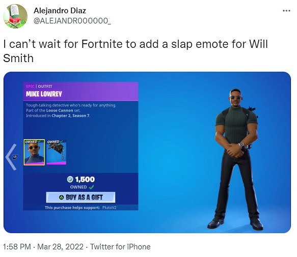 《要塞英雄》玩家呼籲史密斯皮膚回歸 再加個扇耳光表情