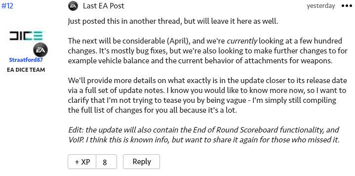 《戰地風雲2042》4月就迎來大型更新 包含數百個變化 《戰地風雲2042》4月就迎來大型更新 包含數百個變化