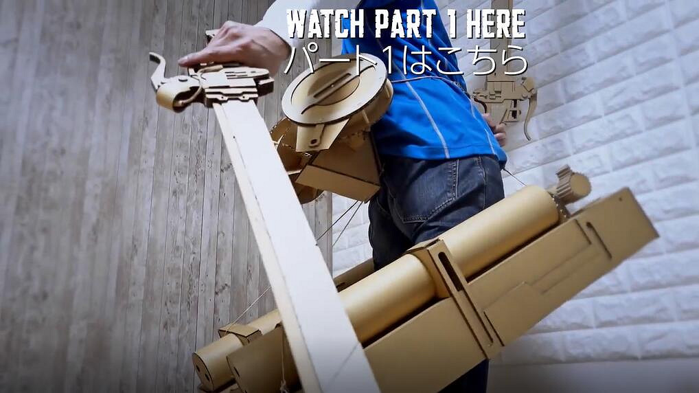 日本紙板手工達人 再現《艾爾登法環》經典武器電鋸 日本紙板手工達人 再現《艾爾登法環》經典武器電鋸