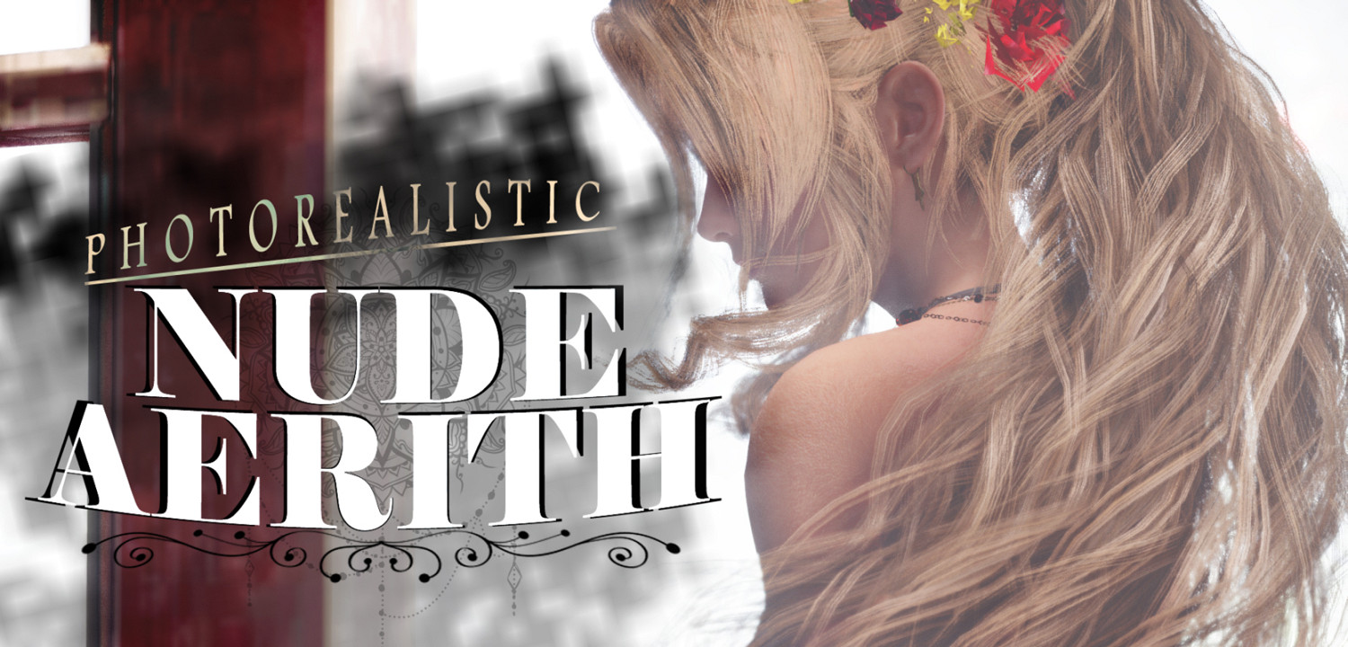 《最終幻想7：重製版》愛麗絲4K清涼mod 細節爆炸