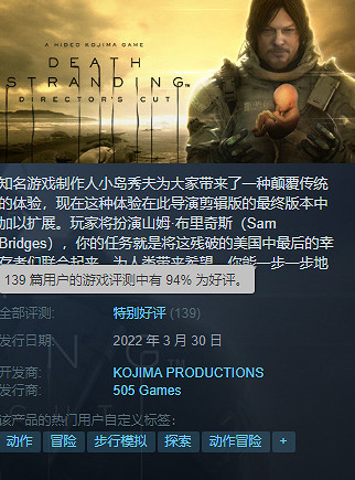 特別好評!《死亡擱淺導剪版》PC玩家接倆訂單跑一跑 特別好評!《死亡擱淺導剪版》PC玩家接倆訂單跑一跑