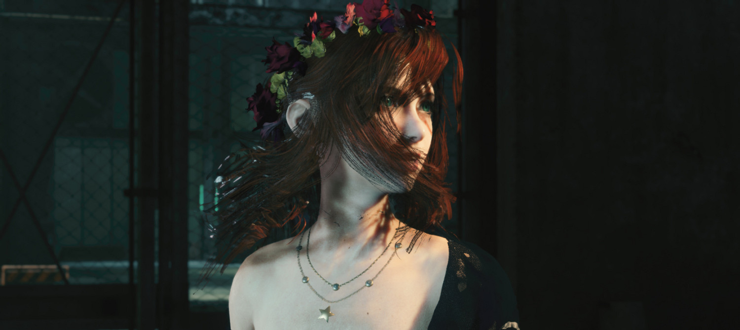 《最終幻想7：重製版》愛麗絲4K清涼mod 細節爆炸