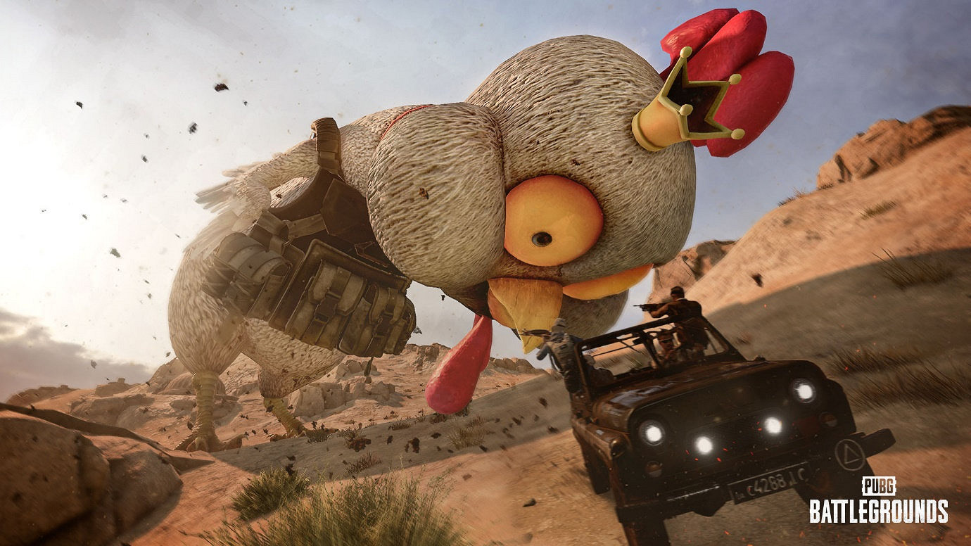 PC《絕地求生》愚人節活動 “哥雞拉大亂鬥” PC《絕地求生》愚人節活動 “哥雞拉大亂鬥”