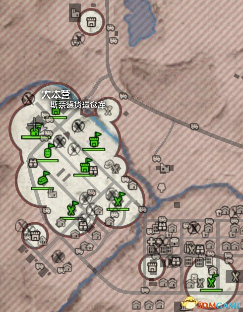 腐朽之都各大本營地圖一覽