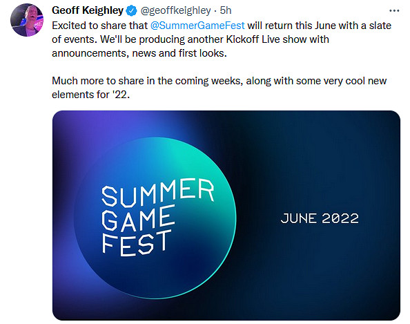 TGA主持人確認夏日遊戲節今年6月照常舉辦 官網已上線 TGA主持人確認夏日遊戲節今年6月照常舉辦 官網已上線