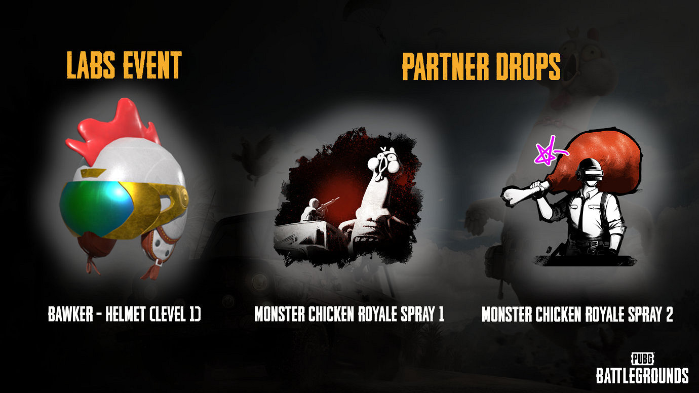 PC《絕地求生》愚人節活動 “哥雞拉大亂鬥” PC《絕地求生》愚人節活動 “哥雞拉大亂鬥”