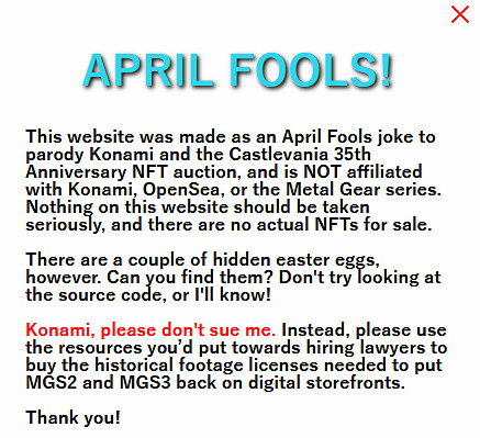 科拿米爸爸別告我!《潛龍諜影》周年網站證實為私人 科拿米爸爸別告我!《潛龍諜影》周年網站證實為私人