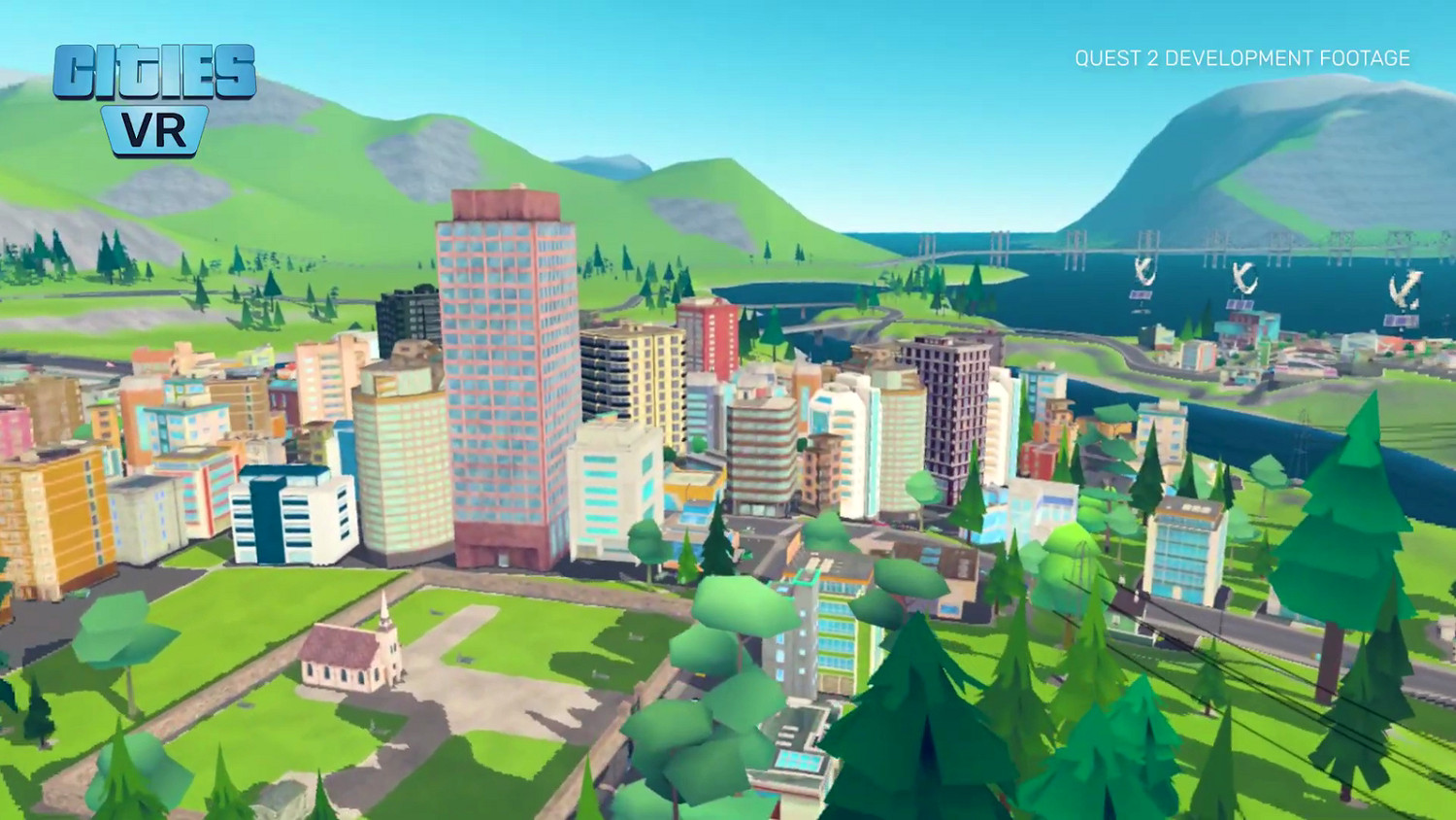 以第一視角進入城建遊戲《城市：VR》發布宣傳影片