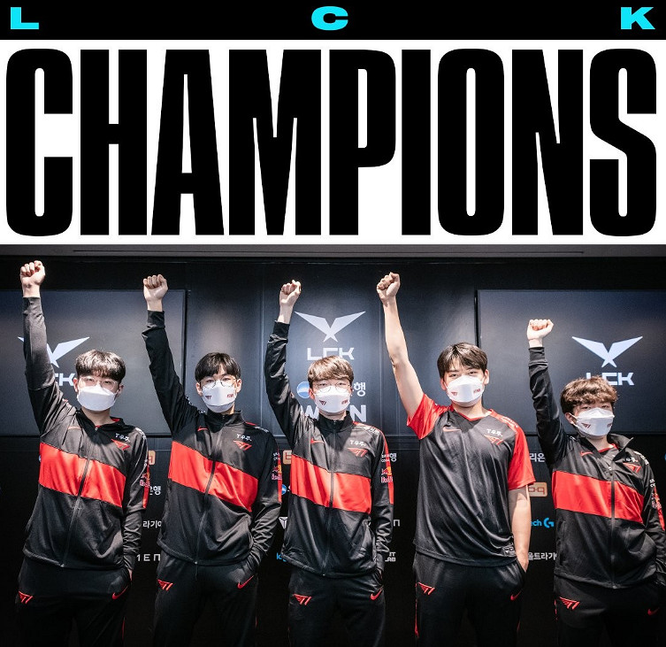 Faker大魔王十冠！T1戰隊奪《LOL》LCK春季賽冠軍