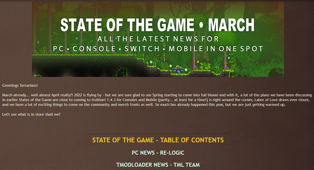 泰拉瑞亞2.0? 《泰拉瑞亞》介紹新更新以及新作開發 泰拉瑞亞2.0? 《泰拉瑞亞》介紹新更新以及新作開發