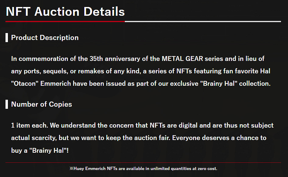 科拿米爸爸別告我!《潛龍諜影》周年網站證實為私人 科拿米爸爸別告我!《潛龍諜影》周年網站證實為私人