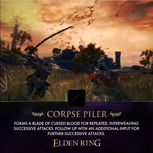 《艾爾登法環》戰技宣傳片 看來官方也喜歡屍山血海 《艾爾登法環》戰技宣傳片 看來官方也喜歡屍山血海