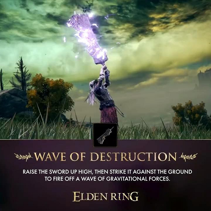 《艾爾登法環》武器戰技宣傳片 推薦使用屍山血海