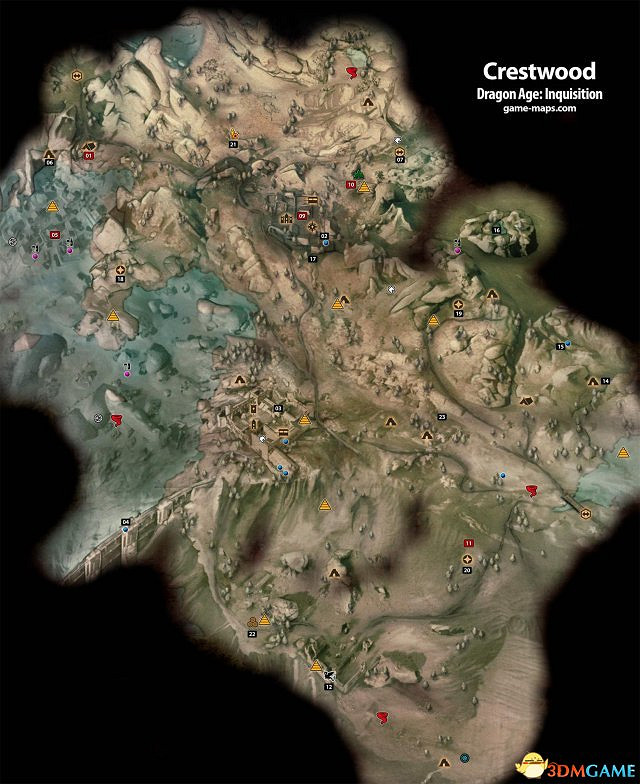 闇龍紀元3：審判 全物品材料道具收集品要素地圖攻略