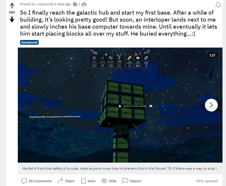 頻繁遇到納粹主義使用者 《無人深空》被質疑舉報無用