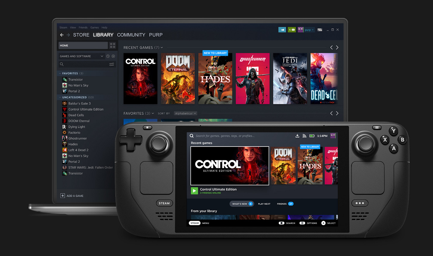 Steam Deck:有超2000款遊戲為通過驗證或可玩狀態! Steam Deck:有超2000款遊戲為通過驗證或可玩狀態!