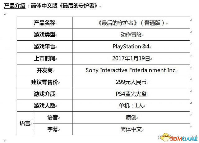 最後的守護者國行價格多少 最後的守護者國行版一覽